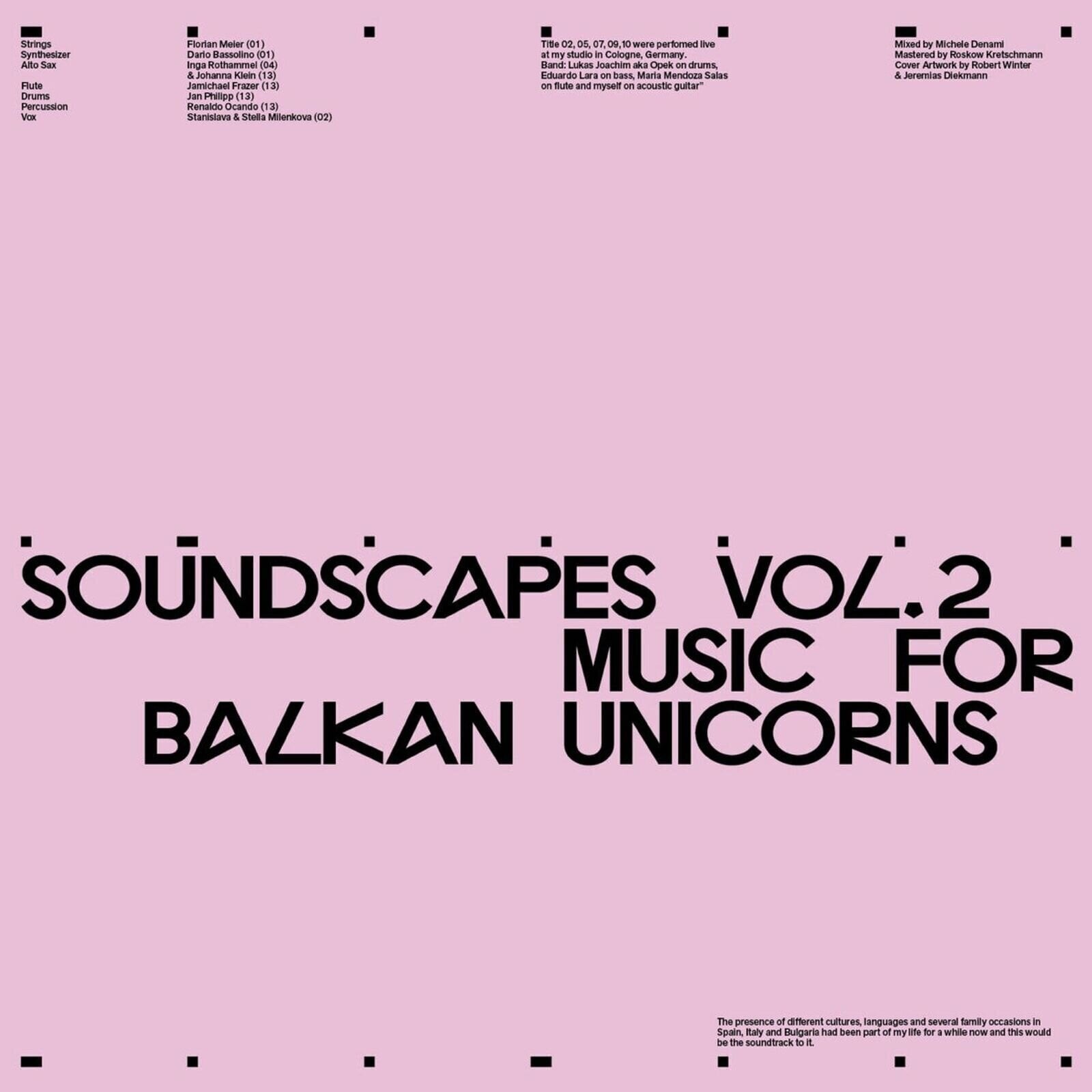Disque vinyle Gianni Brezzo - Soundscapes Vol.2 - Music For Balkan Unicorns (LP)