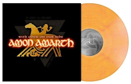 Vinilinė plokštelė Amon Amarth - With Oden On Our Side (Reissue) (Orange with Red Marble Firefly Glow Coloured) (LP) - 1