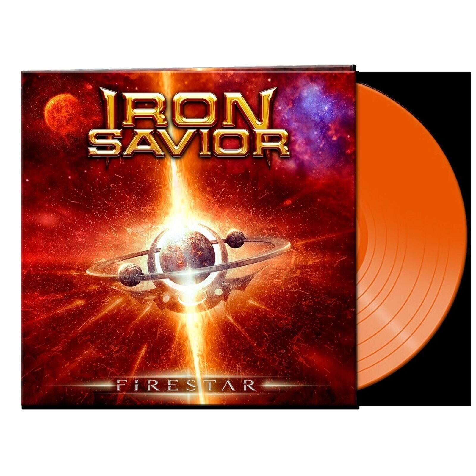 Disc de vinil Iron Savior - Firestar (Limited Edition) (Orange Coloured) (LP)
