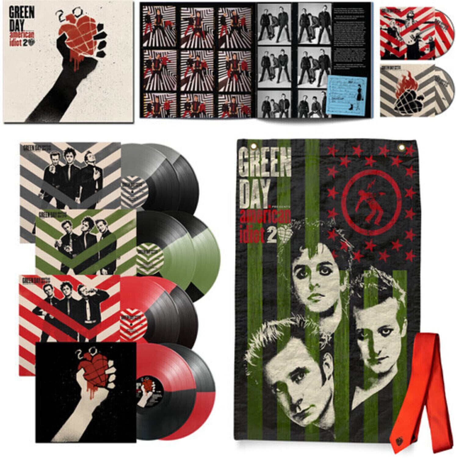 Vinüülplaat Green Day - American Idiot 20 (Reissue) (Box Set) (8 LP + 2 Blu-ray)