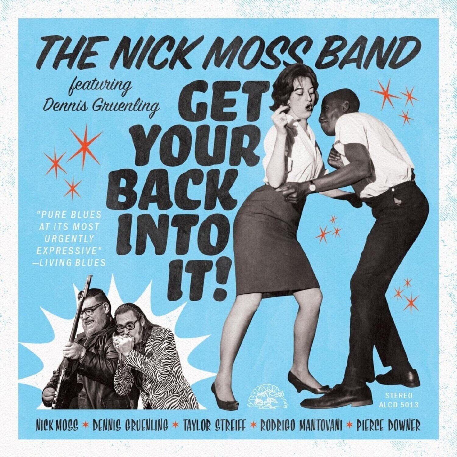 LP ploča Nick Moss Band & Dennis Gruenling - Get Your Back Into It! (Red Translucent Coloured) (LP)