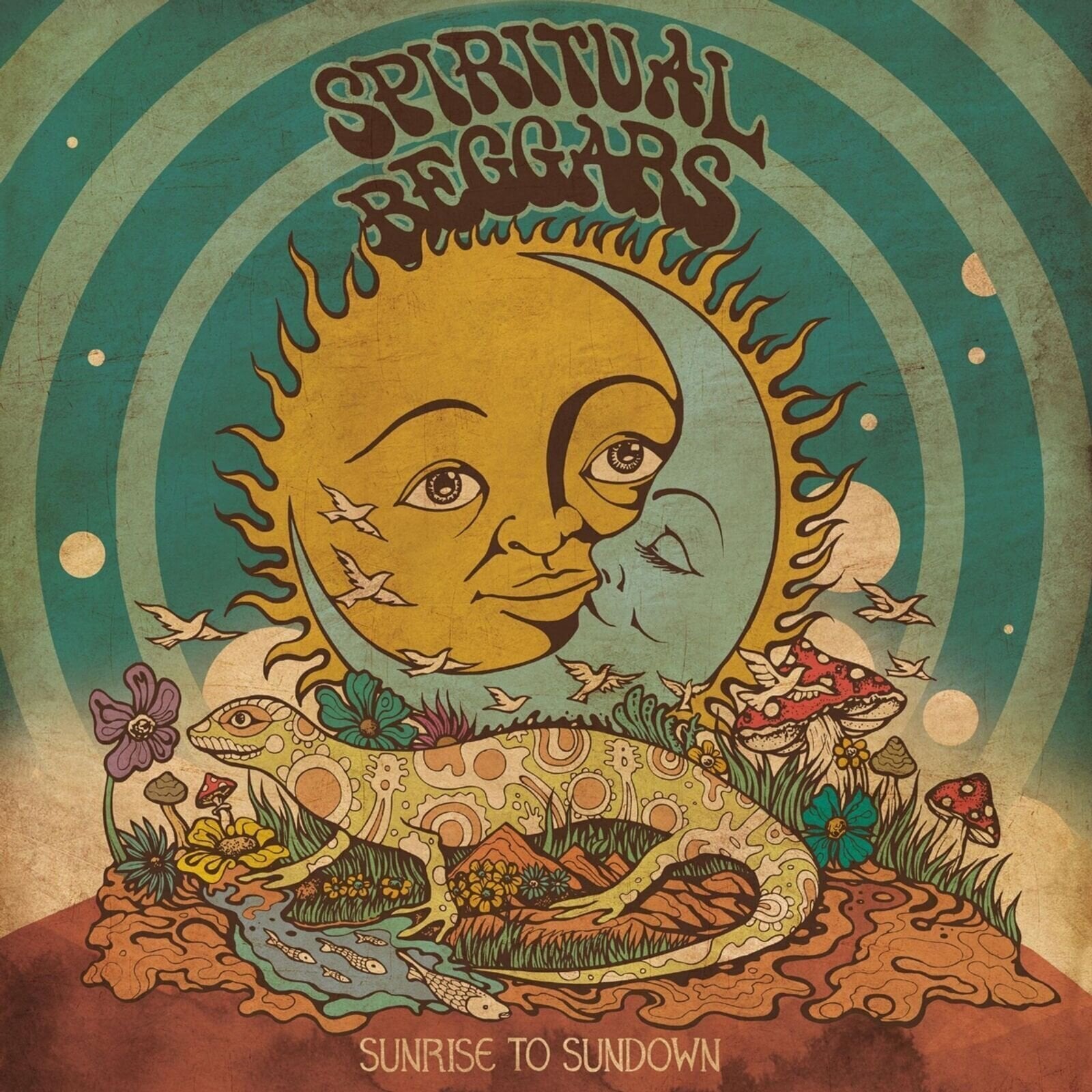 Disco de vinil Spiritual Beggars - Sunrise To Sundown (Coke Bottle Crystal Clear & Transparent Green Coloured) (180 g) (LP)