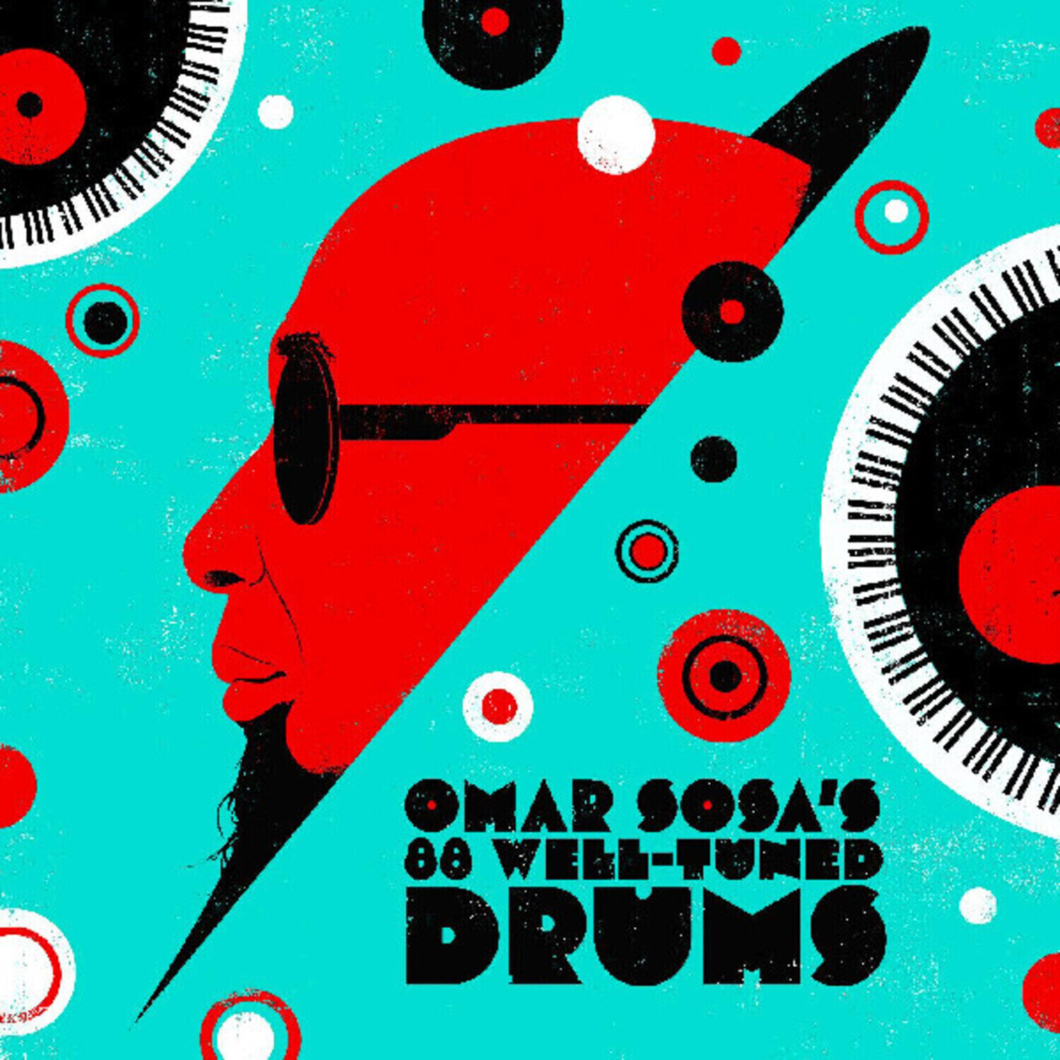 Vinylplate Omar Sosa - Omar Sosa's 88 Well-Tuned Drums (Limited Edition) (White Coloured) (LP)