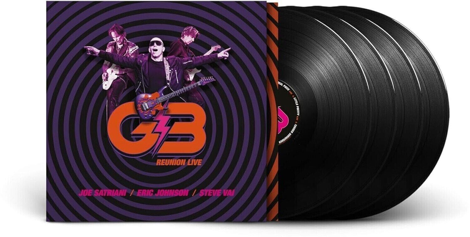 LP ploča G3 & Joe Satriani & Steve Vai & Eric Johnson - G3 Reunion Live (4 LP)