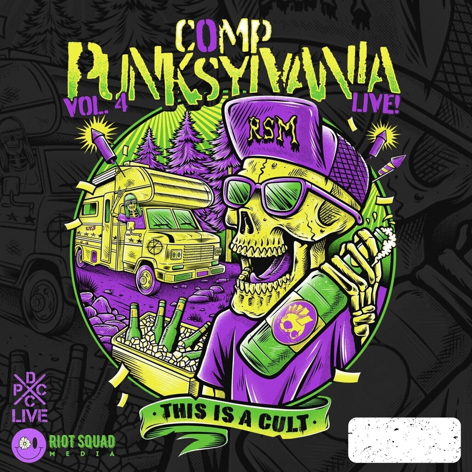 LP ploča Various Artists - Camp Punksylvania Vol.4 Live (LP)