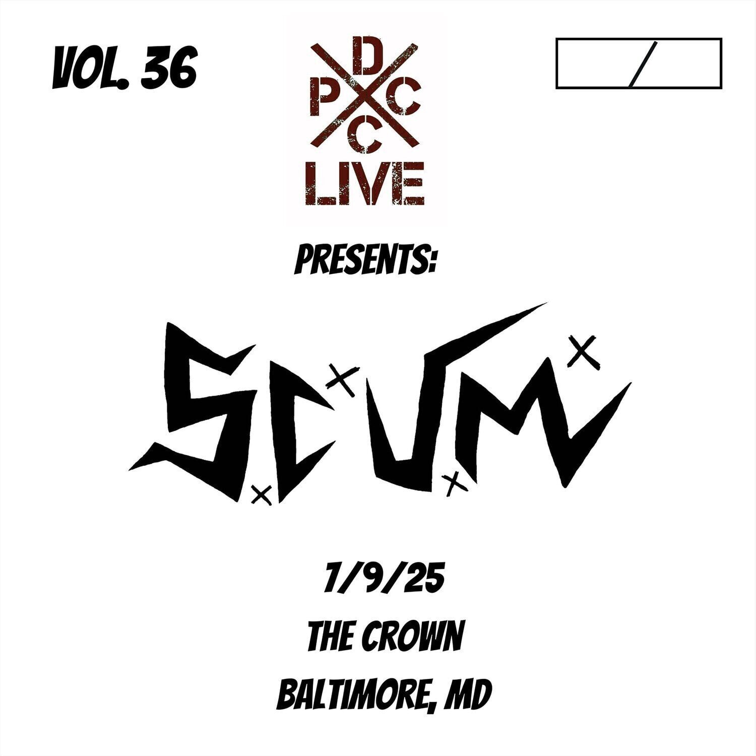 Schallplatte S.c.u.m. - Dcxpc Live Vol.36 (LP)