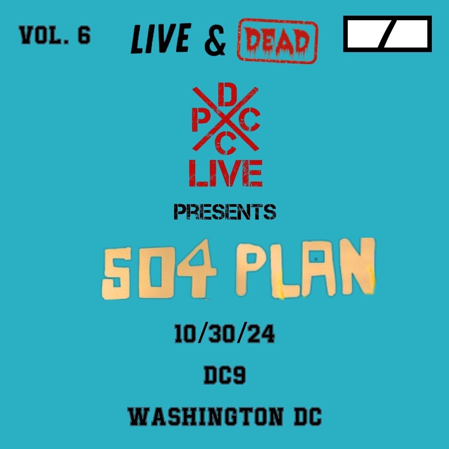 Schallplatte 504 Plan - Dcxpc Live & Dead Vol.6 (LP)