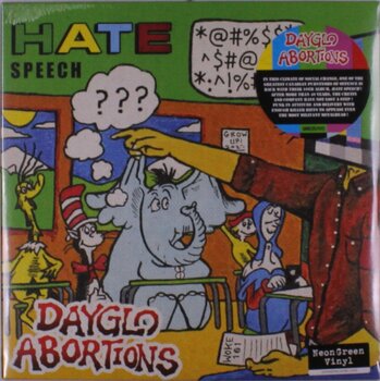Disque vinyle Dayglo Abortions - Hate Speech (Reissue) (Red Coloured) (LP) - 1