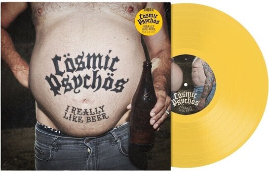 Disco de vinil Cosmic Psychos - I Really like Beer (Pale Ale Yellow Coloured) (LP) - 1