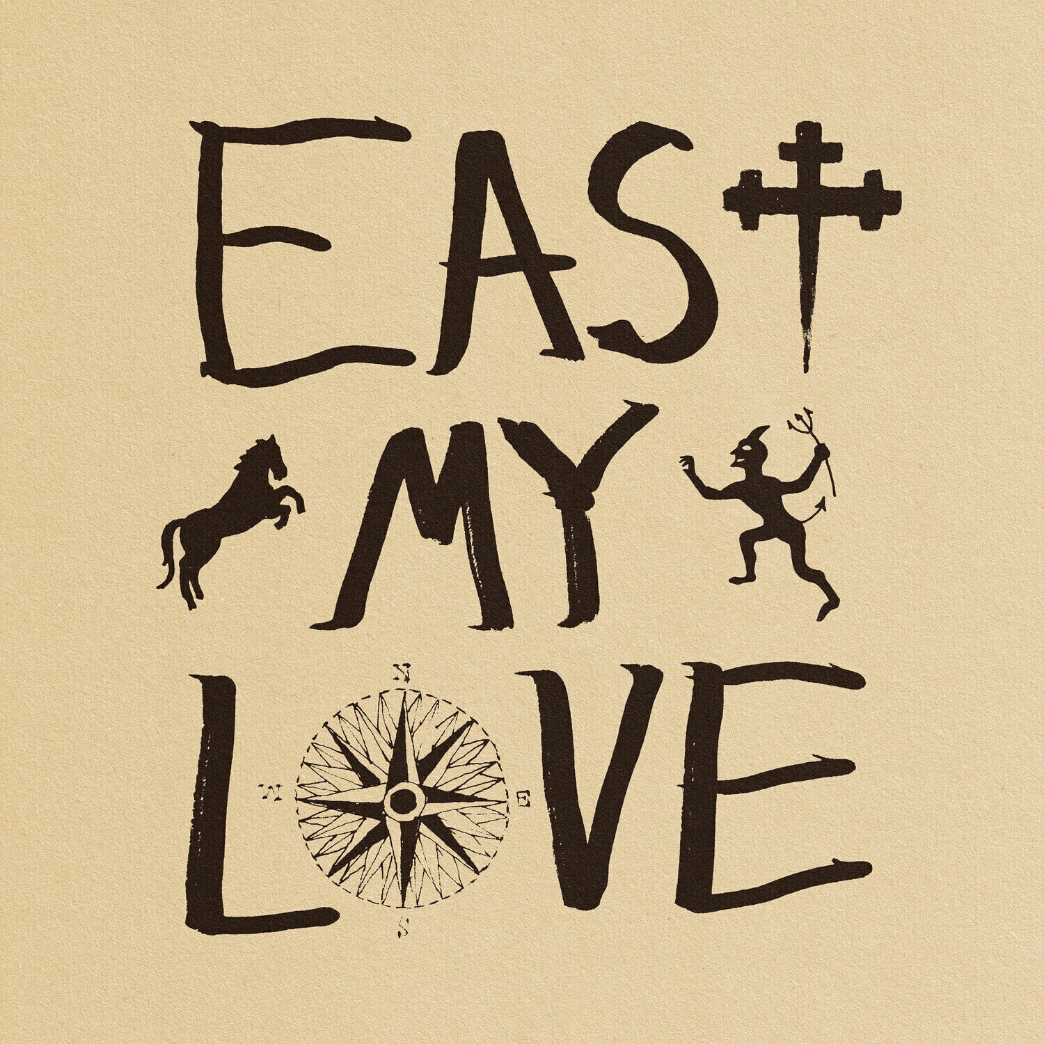 Vinyl Record Current Joys - East My Love (Olive Coloured) (LP)