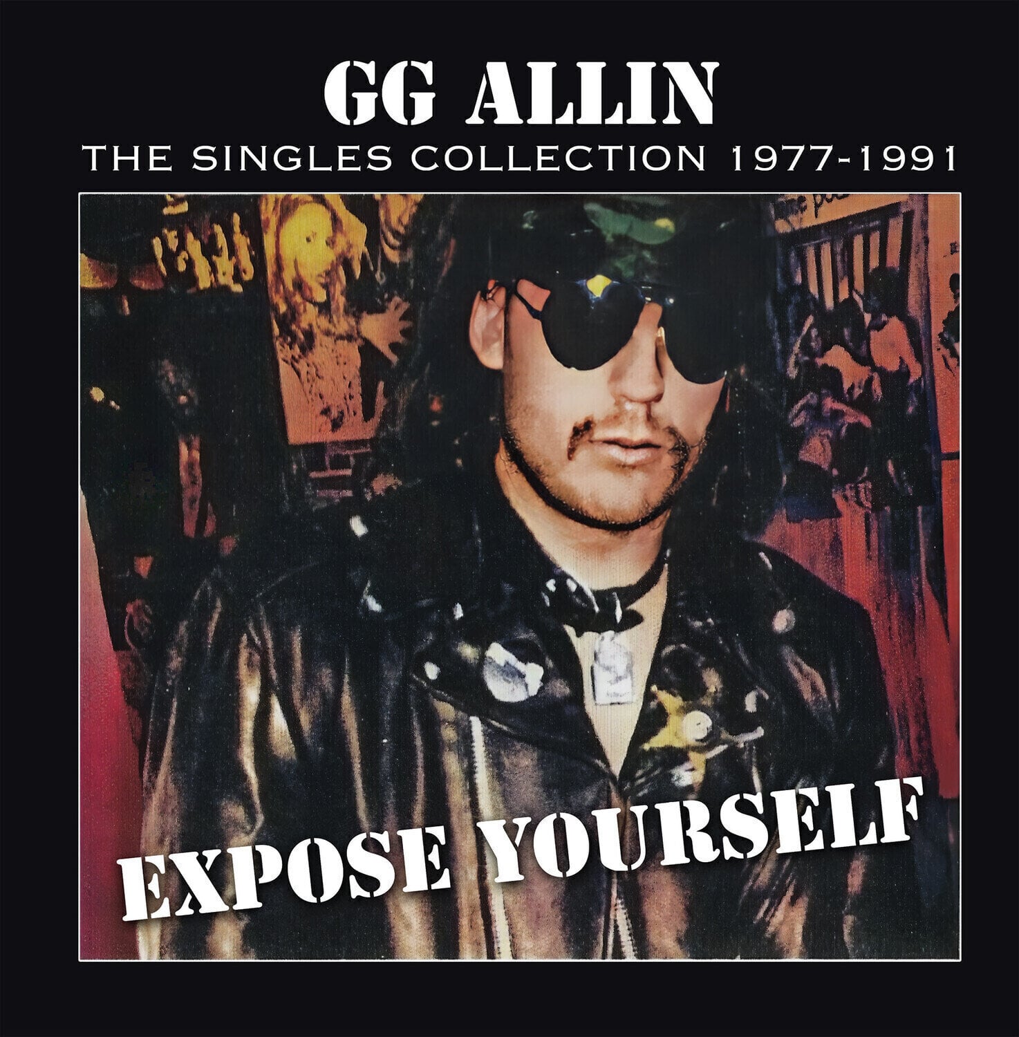Vinyl Record GG Allin - Expose Yourself - The Singles Collection 1977-1991 (Reissue) (LP)