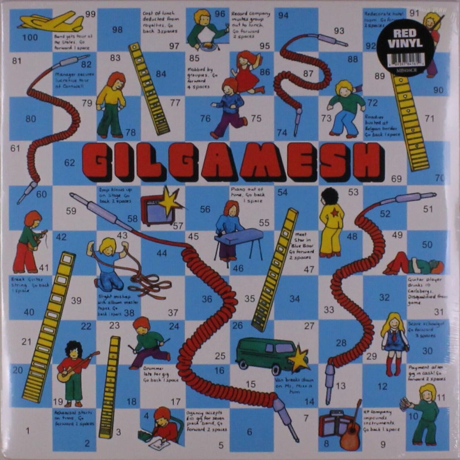 Vinyl Record Gilgamesh - Gilgamesh (Reissue) (Red Translucent Coloured) (LP)