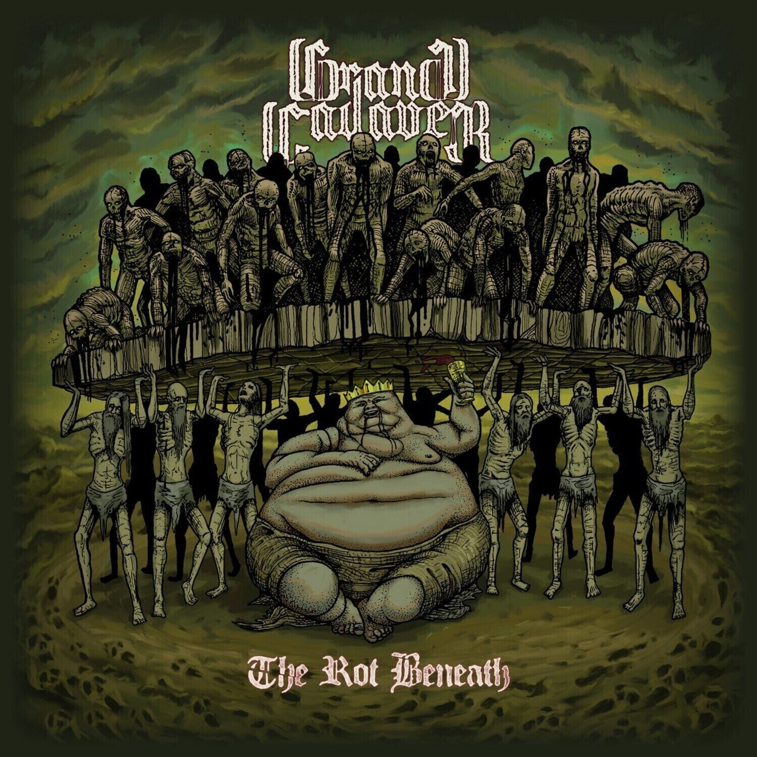 Vinylplade Grand Cadaver - The Rot Beneath (Limited Edition) (Retail Edition Coloured) (EP)