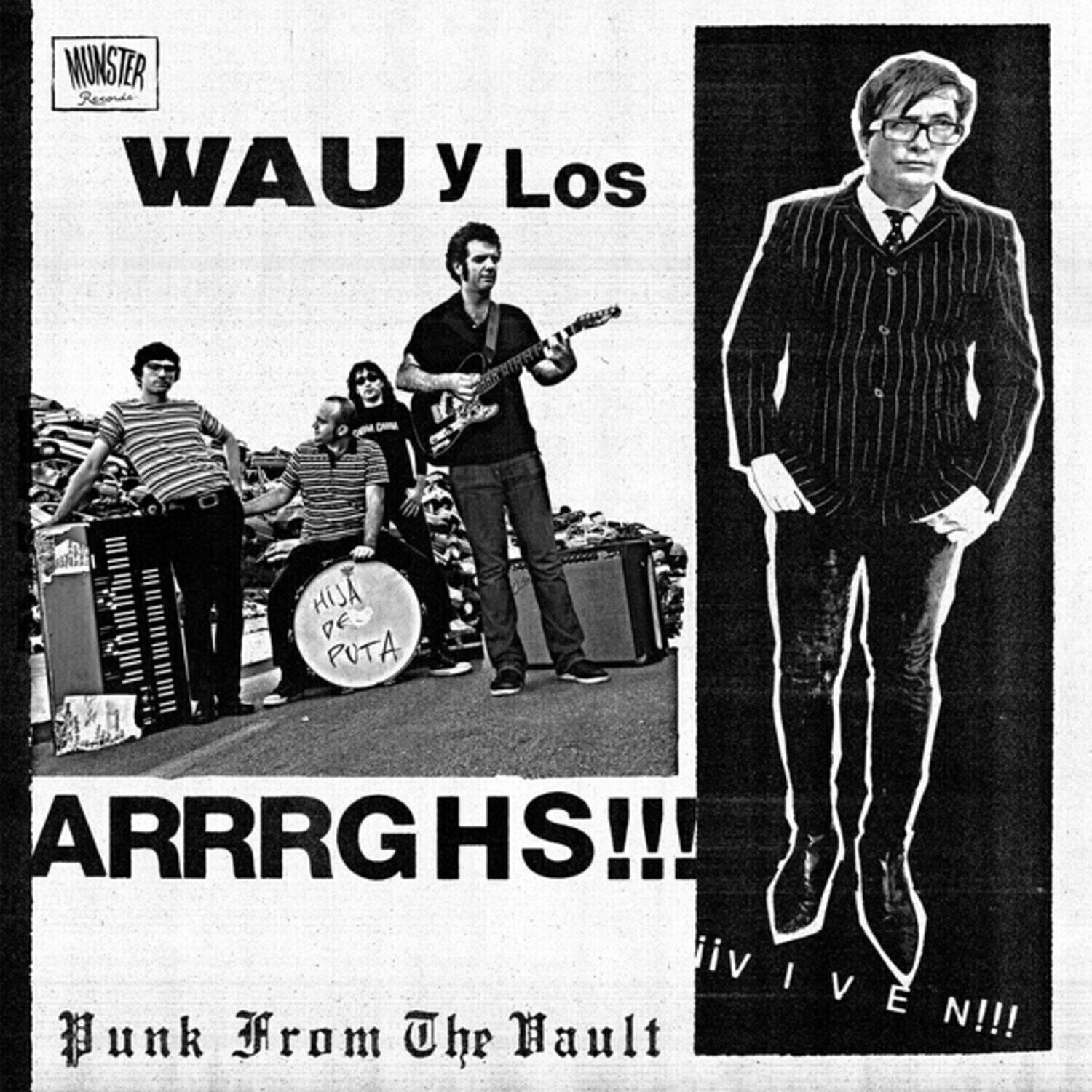 Vinyl Record Wau Y Los Arrrghs!!! - ¡¡¡Viven!!! (Reissue) (LP)
