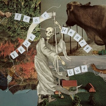 Płyta winylowa Villagerrr - Tear Your Heart Out (Limited Edition) (Hi Viz Orange Flexi Disc Coloured) (LP) - 1