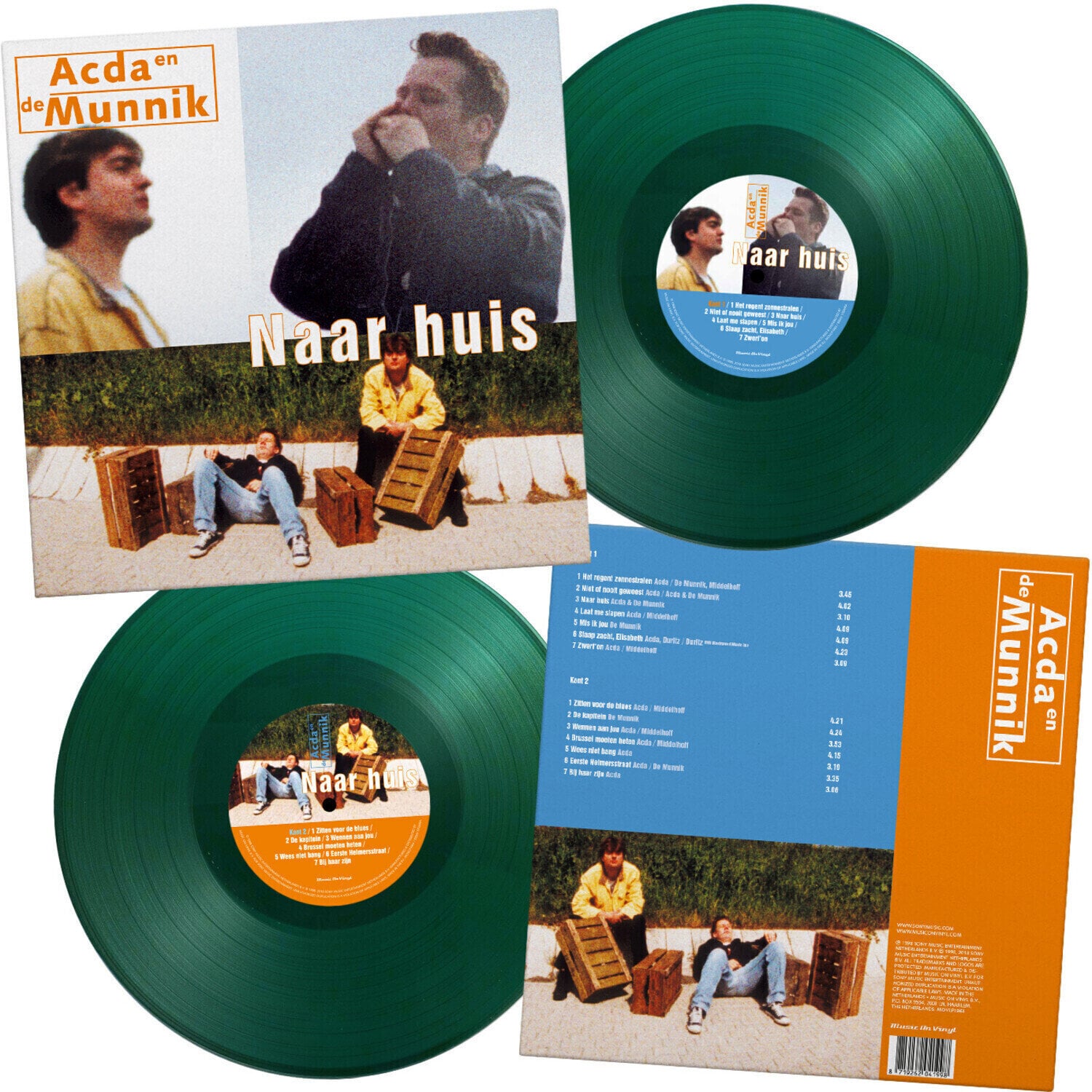 Disque vinyle Acda en de Munnik - Naar Huis (Limited Edition) (Green Coloured) (LP)