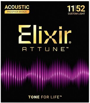 Cordes de guitares acoustiques Elixir 21027 ATTUNE 11-52 Cordes de guitares acoustiques - 1