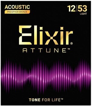Cordes de guitares acoustiques Elixir 21052 ATTUNE 12-53 Cordes de guitares acoustiques - 1