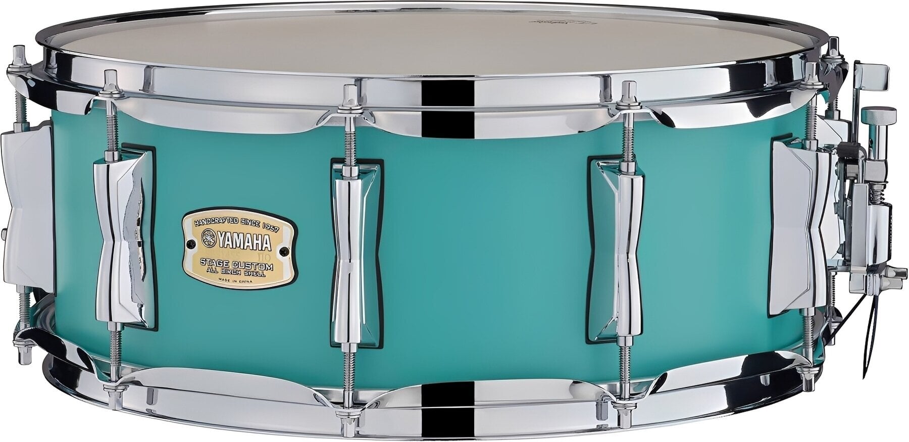 Snare Drum Yamaha Stage Custom Birch SBS1455 14" Matte Surf Green Snare Drum