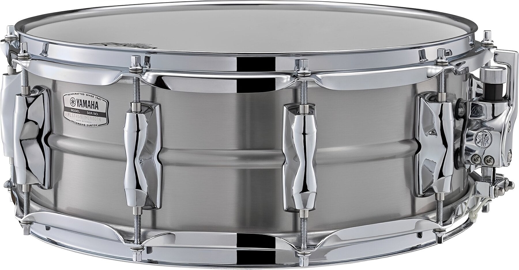 Snare buben Yamaha Recording Custom RLS1455 14" Nerezová ocel Snare buben