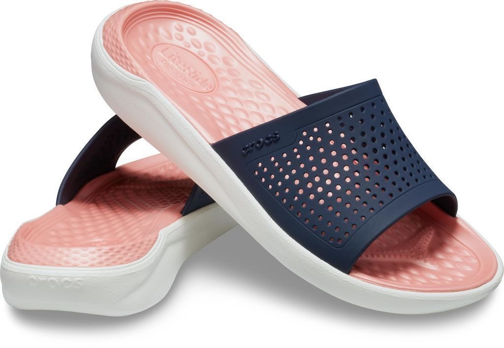 Unisex čevlji Crocs LiteRide Slide Navy/Melon 39-40