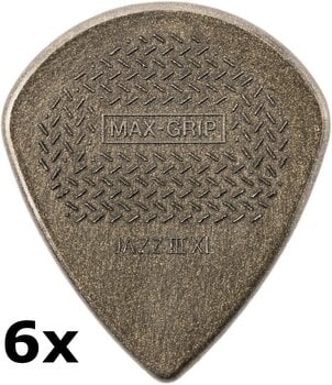 Médiators Dunlop 581PXLC Max Grip Jazz III XL Carbon 1.38 Player Pack Médiators - 1