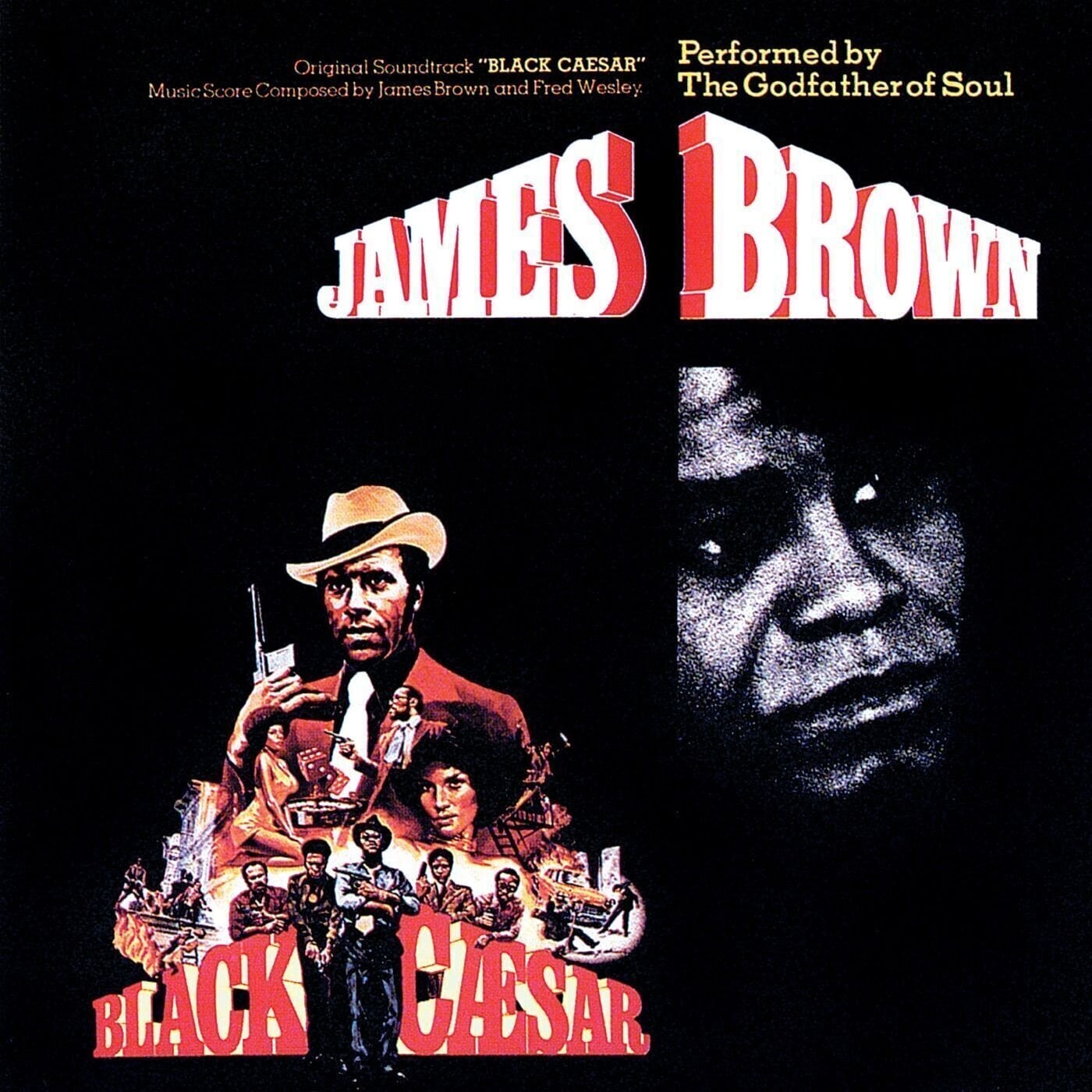 Disc de vinil James Brown - Black Caesar (Red Coloured) (LP)