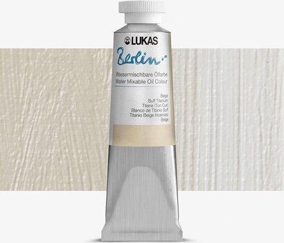 Öljyväri Lukas Berlin Öljymaali Buff Titanium 200 ml 1 kpl - 1