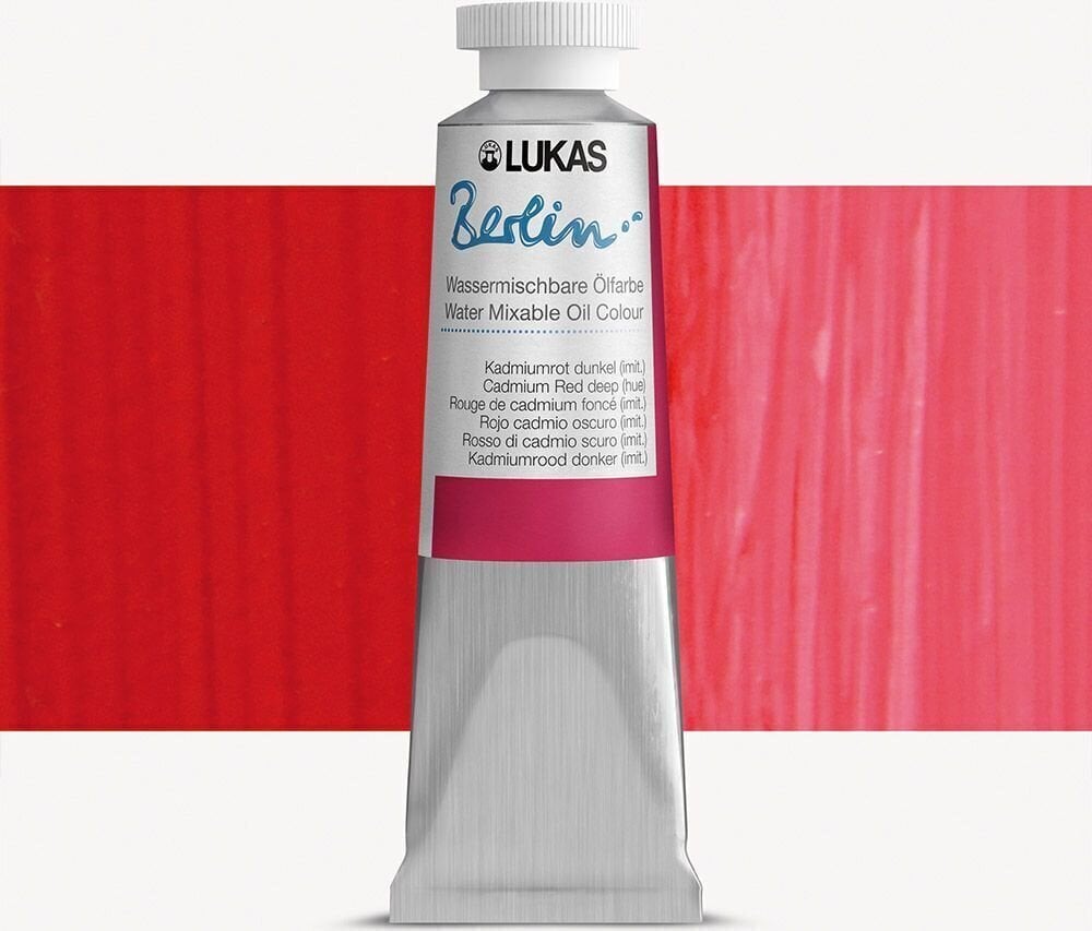 Χρώμα λαδιού Lukas Berlin Λαδομπογιά Cadmium Red Deep 200 ml 1 τεμ.
