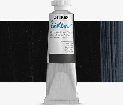 Χρώμα λαδιού Lukas Berlin Λαδομπογιά Ivory Black 200 ml 1 τεμ. - 1