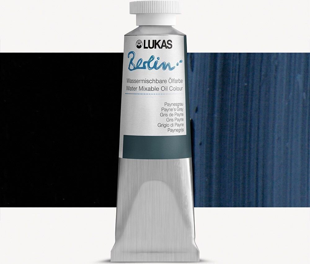 Χρώμα λαδιού Lukas Berlin Λαδομπογιά Paynes Grey 200 ml 1 τεμ.
