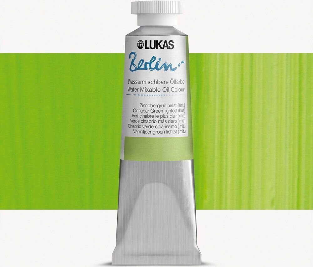 Χρώμα λαδιού Lukas Berlin Λαδομπογιά Cinnabar Green Light 200 ml 1 τεμ.