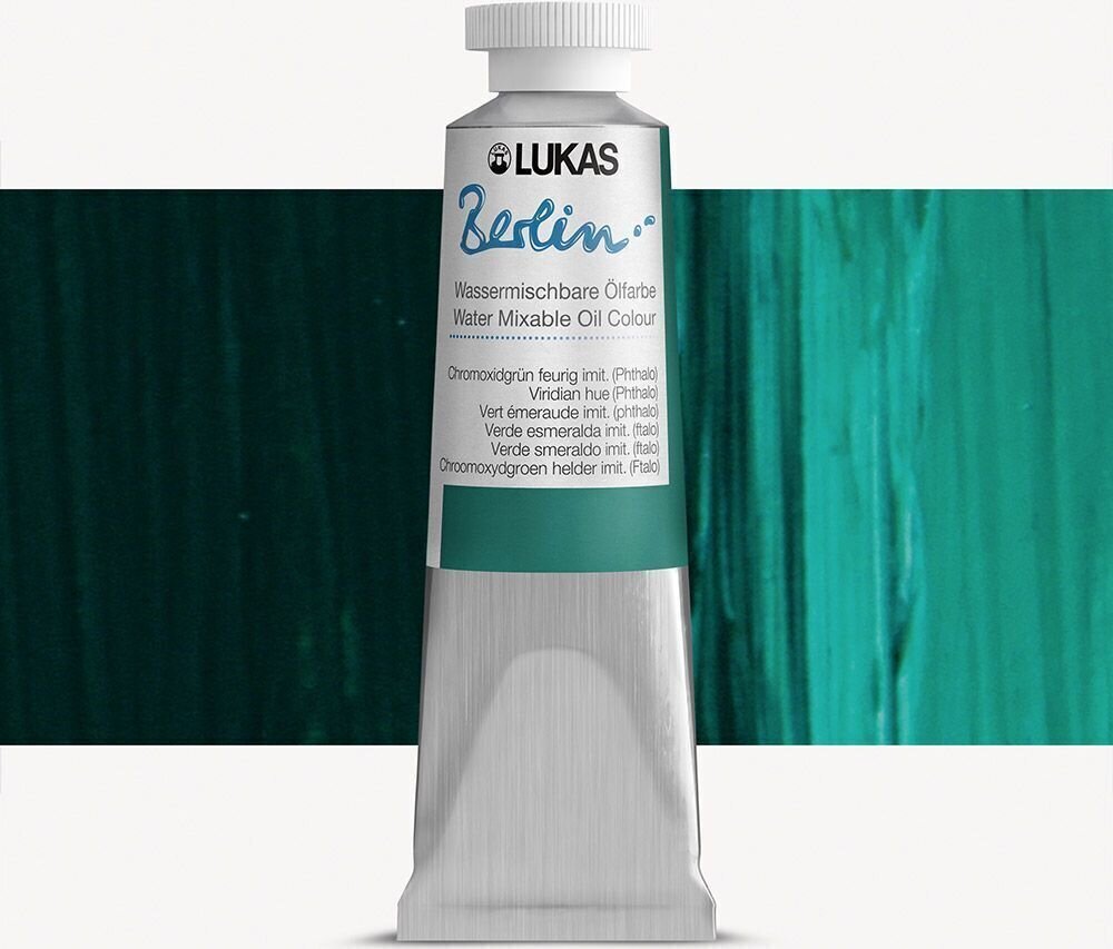 Öljyväri Lukas Berlin Öljymaali Viridian Hue 200 ml 1 kpl