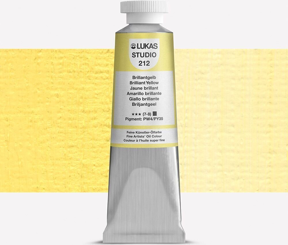 Χρώμα λαδιού Lukas Studio Λαδομπογιά Brilliant Yellow 37 ml 1 τεμ.