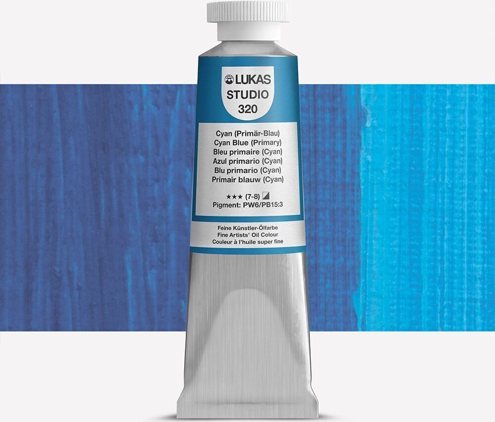 Oil colour Lukas Studio Oil Paint Cyan Primary Blue 37 ml 1 pc
