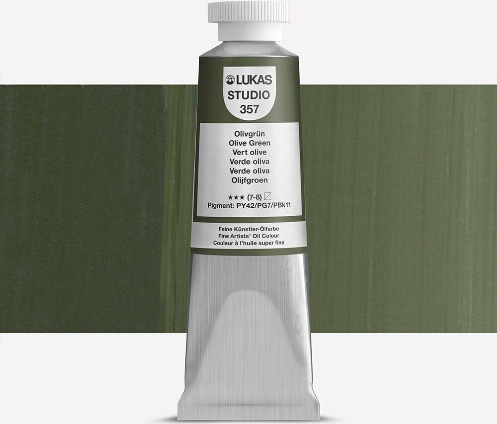 Χρώμα λαδιού Lukas Studio Λαδομπογιά Olive Green 37 ml 1 τεμ.