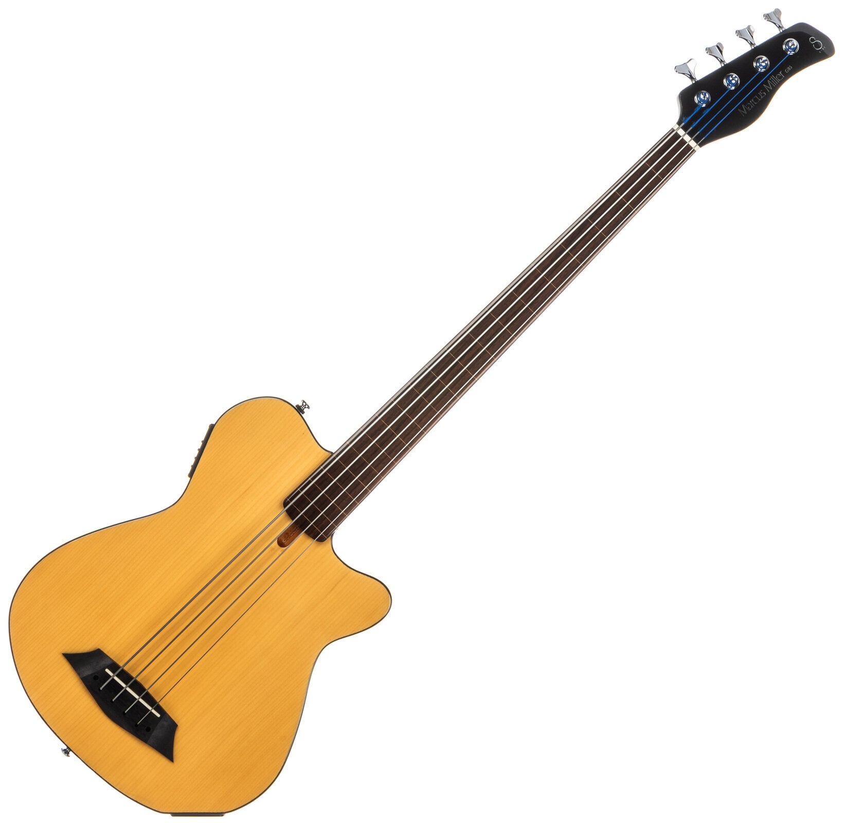 Fretless Bassguitar Sire Marcus Miller GB5-4 FL Natural Fretless Bassguitar