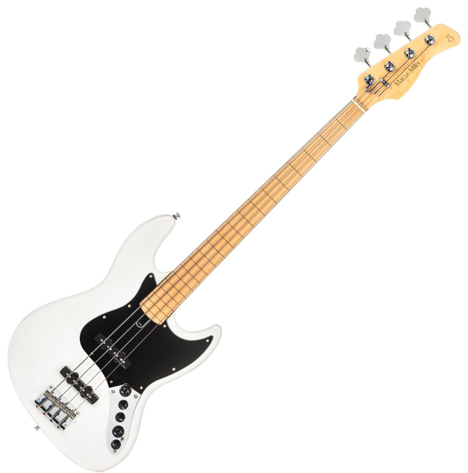 Fretless E-Bass Sire Marcus Miller V7 Vintage Ash-4 FL 2nd Gen White Blonde Fretless E-Bass (Wie neu)