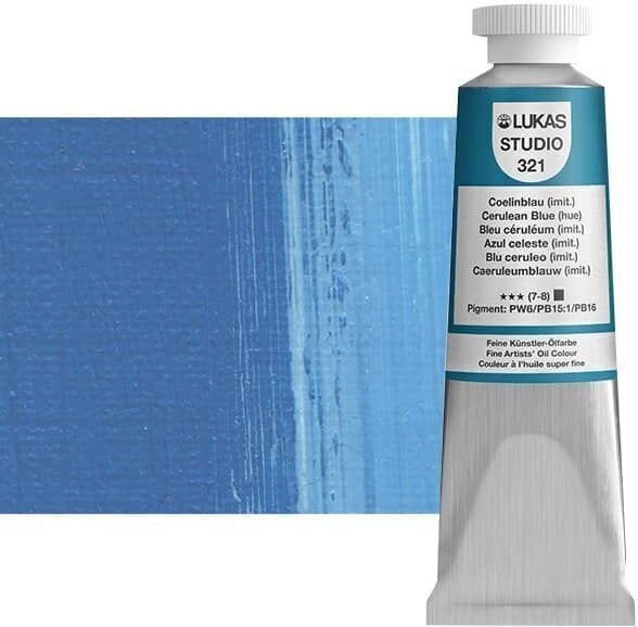 Χρώμα λαδιού Lukas Studio Λαδομπογιά Ceruleum Blue Hue 37 ml 1 τεμ.