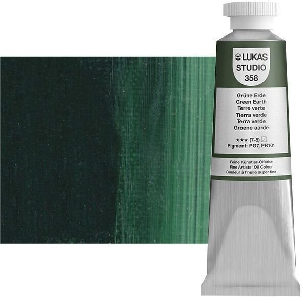 Χρώμα λαδιού Lukas Studio Λαδομπογιά Green Earth 37 ml 1 τεμ.