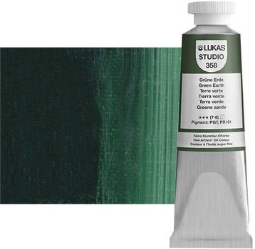 Χρώμα λαδιού Lukas Studio Λαδομπογιά Green Earth 37 ml 1 τεμ. - 1