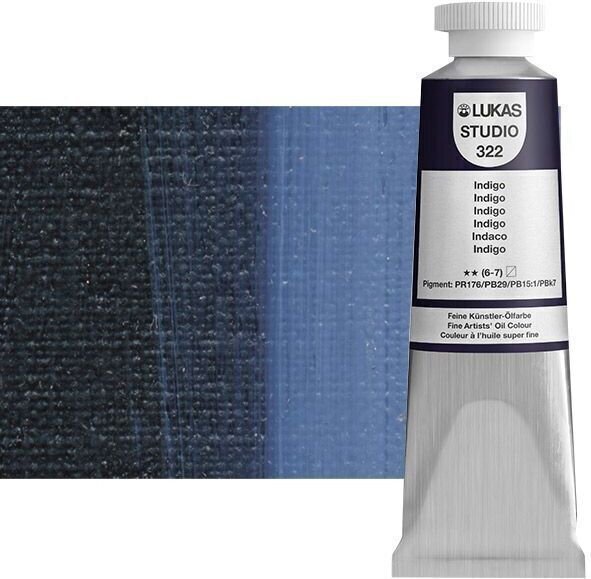 Χρώμα λαδιού Lukas Studio Λαδομπογιά Indigo 37 ml 1 τεμ.