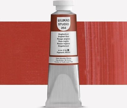 Farba olejna Lukas Studio Farba olejna English Red 37 ml 1 szt. - 1