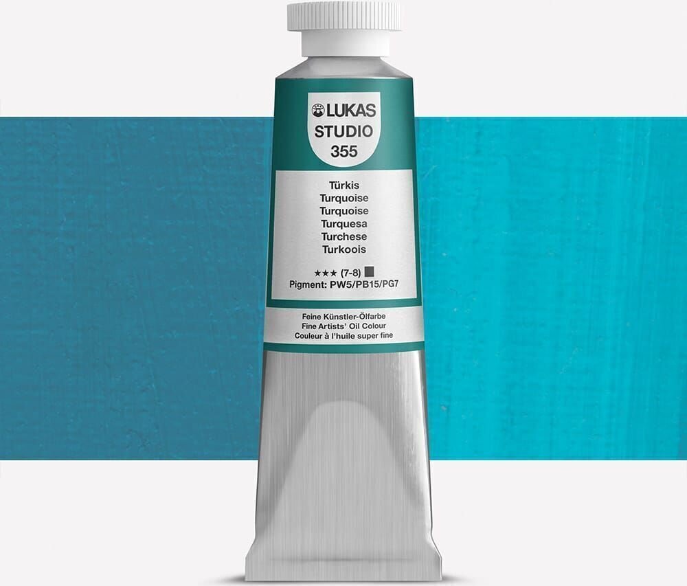 Χρώμα λαδιού Lukas Studio Λαδομπογιά Turquoise 37 ml 1 τεμ.