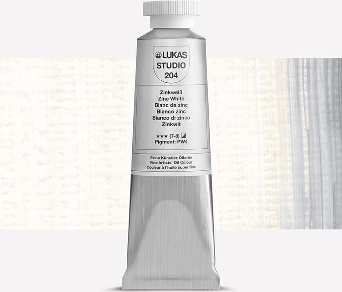 Χρώμα λαδιού Lukas Studio Λαδομπογιά Zinc White 37 ml 1 τεμ.