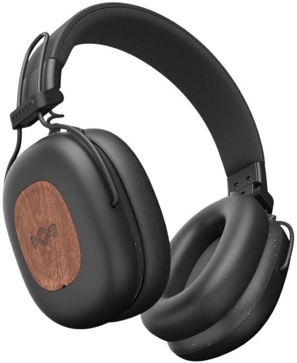 Cuffie Wireless On-ear House of Marley Positive Vibration Rebel ANC Signature Black Cuffie Wireless On-ear