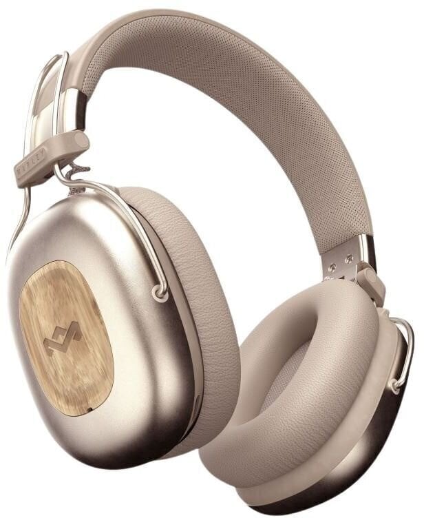 Cuffie Wireless On-ear House of Marley Positive Vibration Rebel ANC Cream Cuffie Wireless On-ear