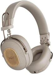 Безжични On-ear слушалки House of Marley Positive Vibration Riddim BT Cream Безжични On-ear слушалки