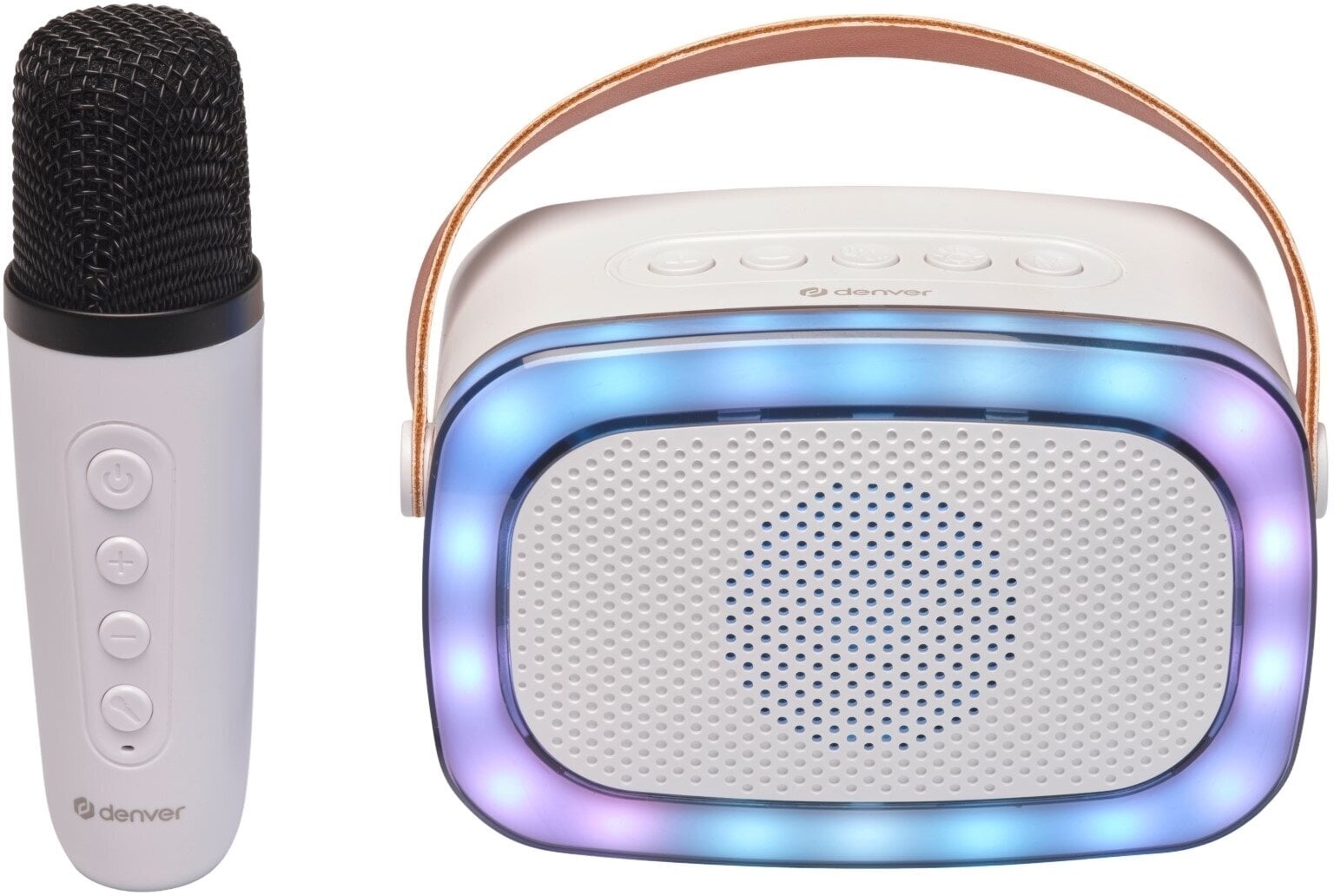 Sistem pentru karaoke Denver BTM-610 White Sistem pentru karaoke