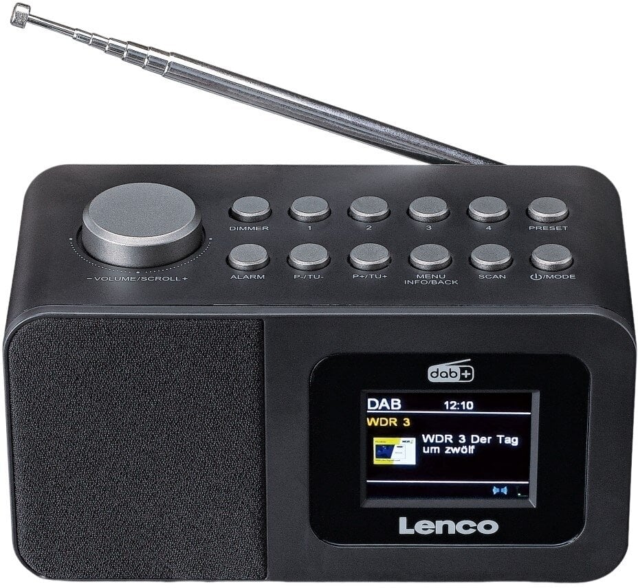 A digitális rádió DAB + Lenco CR-625BK Black A digitális rádió DAB +